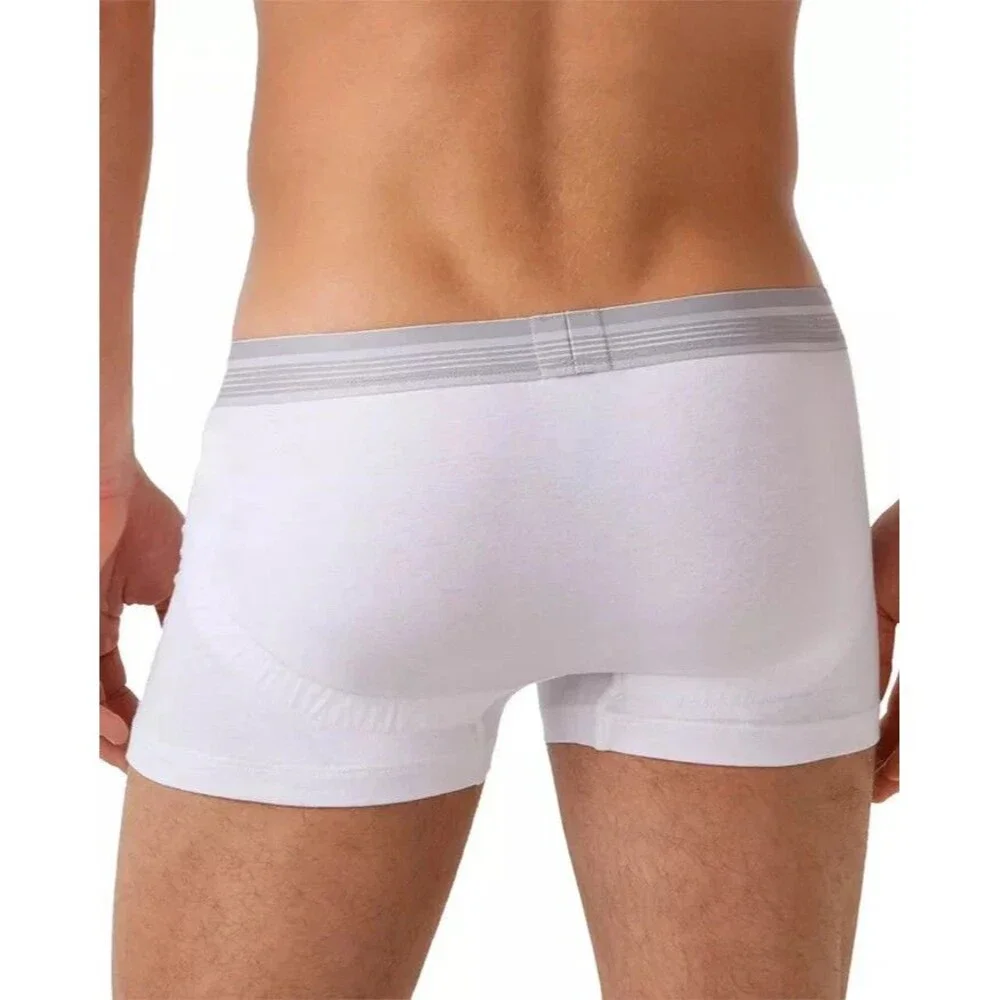 2XIST Boxer Briefs Mens XL White Low Rise No Show Trunk LIFT